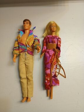 Mattel 1960's Live Action Ken And Barbie Bundle
